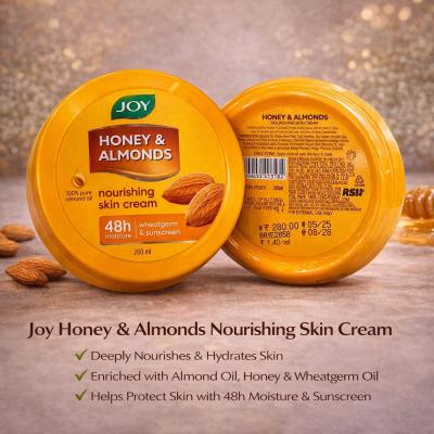 JOY HONEY AND ALMOND 200ml NOURISHING SKIN CREAM